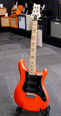 PRS Guitars - SE NF3 Electric Guitar with Maple Fingerboard - Metallic Orange 2